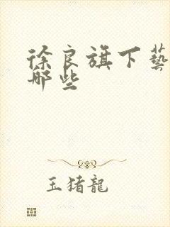 徐良旗下艺人有哪些