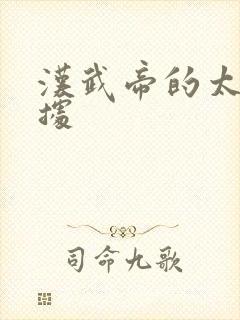 汉武帝的太子刘据