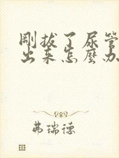 刚拔了尿管尿不出来怎么办