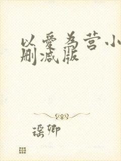 以爱为营小说未删减版