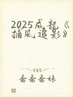 2025成龙《捕风追影》电影国语