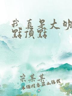 我真是大明星起点顶点