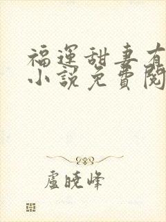 福运甜妻有空间小说免费阅读