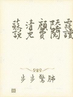 苏清颜陆霆琛小说免费阅读