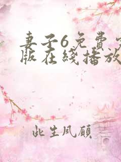 妻子6免费完整版在线播放电视剧