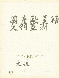 国产欧美精品久久99亚洲