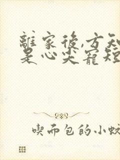 离家后,方知我是心尖宠短剧