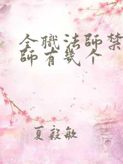 全职法师禁咒法师有几个