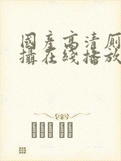 国产高清厕所盗摄在线播放