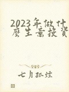 2023年做什么生意投资小利润高