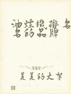 油烟机排名前十名的品牌