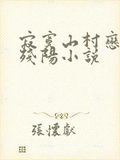 寂寞山村恋上风残阳小说