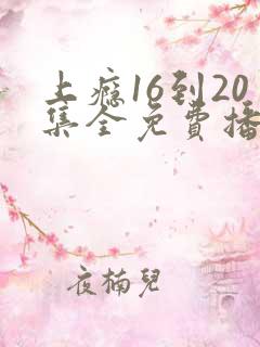 上瘾16到20集全免费播放