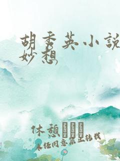胡秀英小说奇思妙想
