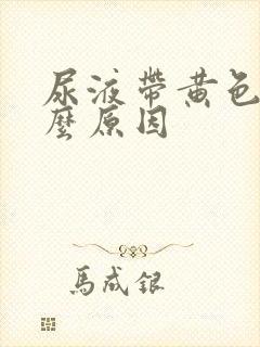 尿液带黄色是什么原因