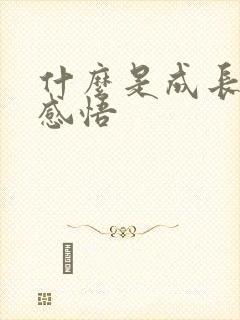 什么是成长人生感悟
