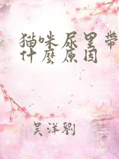 猫咪尿里带血是什么原因