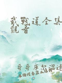 武战道全集在线观看