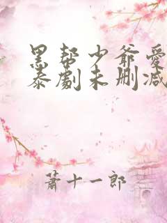 黑帮少爷爱上我泰剧未删减