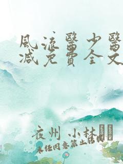 风流医少医无删减免费全文阅读