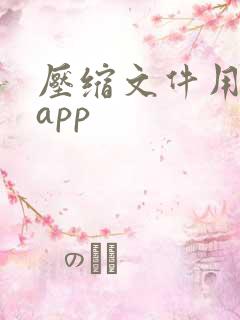 压缩文件用什么app