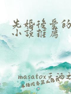 先婚后爱的言情小说推荐