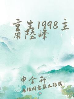 重生1998主角陆峰