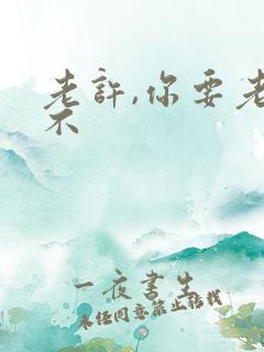 老许,你要老婆不