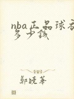 nba正品球衣多少钱