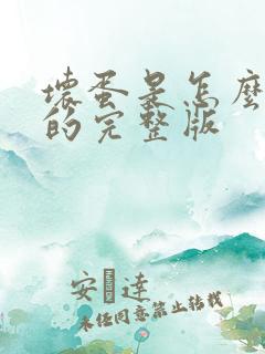 坏蛋是怎么炼成的完整版