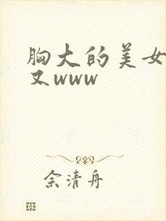 胸大的美女又黄又www