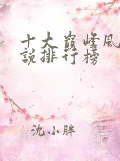 十大巅峰风水小说排行榜