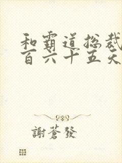 和霸道总裁的三百六十五天第二部