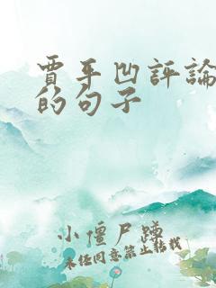 贾平凹评论女人的句子