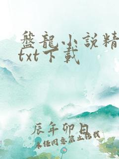 盘龙小说精校版txt下载