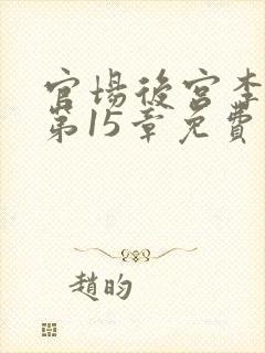 官场后宫李伟杰第15章免费阅读