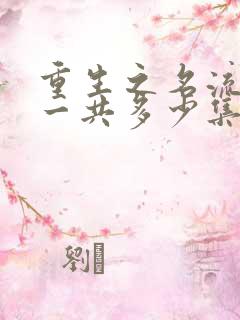 重生之名流巨星一共多少集
