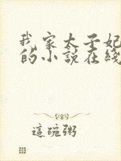 我家太子妃超凶的小说在线阅读