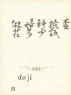 做妇科检查医院花多少钱