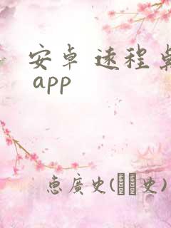 安卓 远程桌面 app