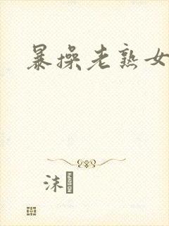 暴操老熟女视频