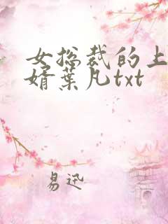 女总裁的上门女婿叶凡txt