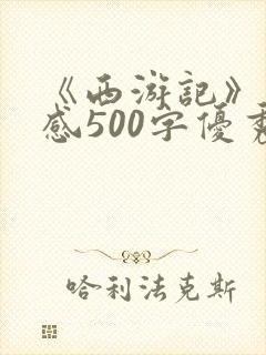 《西游记》读后感500字优秀