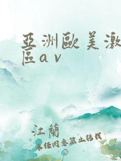 亚洲欧美激情一区a v