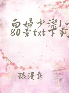 白妇少洁1～180章txt下载
