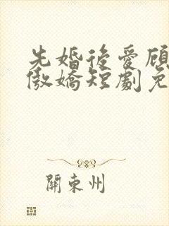 先婚后爱顾总别傲娇短剧免费观看