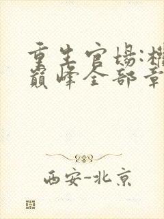 重生官场:权势巅峰全部章节