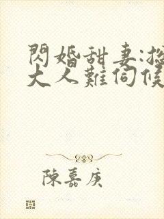 闪婚甜妻:总裁大人难伺候