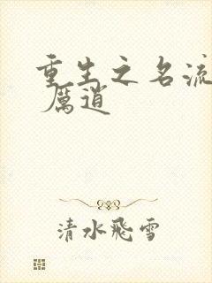重生之名流巨星 厉逍