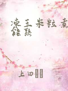冻玉米粒煮多久能熟